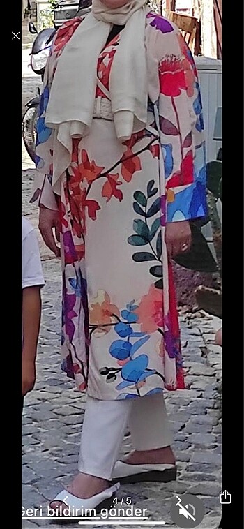 LC Waikiki Tesettür krep kimono çok kaliteli