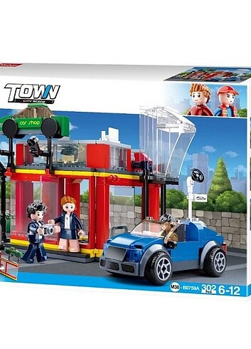 Sluban araba mağazası LEGO seti 