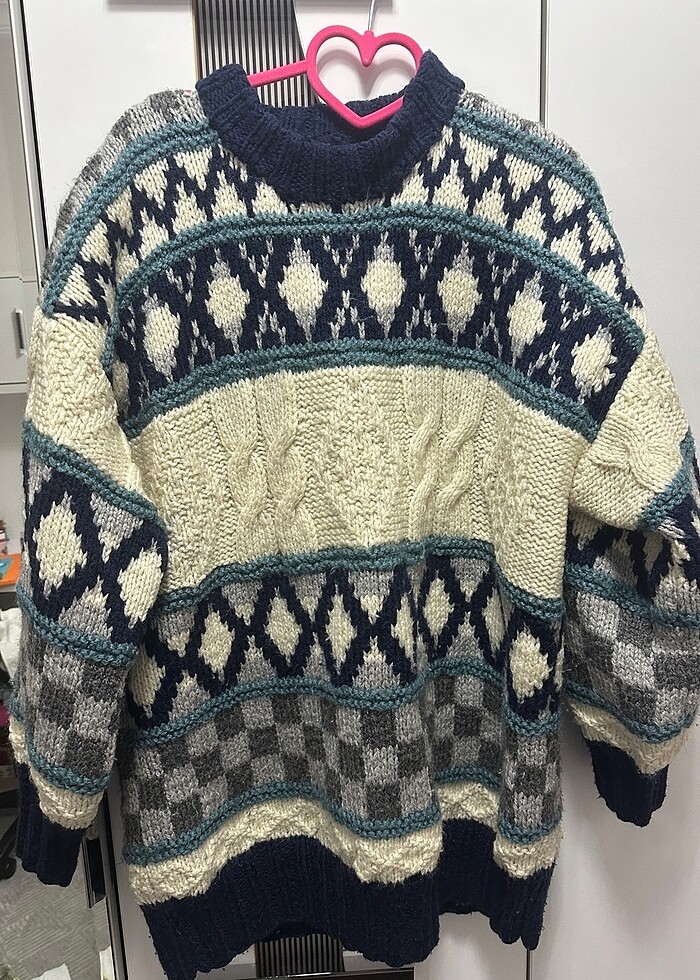 Vintage kazak - Görsel 3