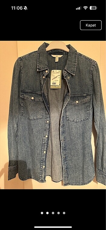 H&M Jean gömlek