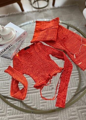 Diğer Crop Body Etek Takim