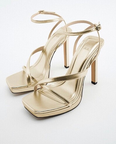 Zara platform topuklu ayakkabı