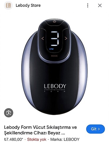 Lebody vücut sıkılaştırma cihazı