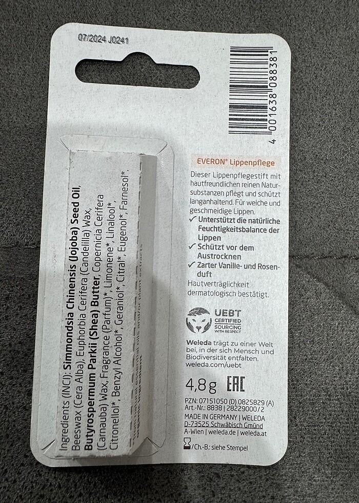 WELEDA dudak bakımı - Görsel 4