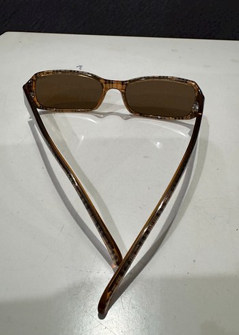 Klasik Elegans Şeffaf Kahverengi Kadın Güneş Gözlüğü - Görsel 2