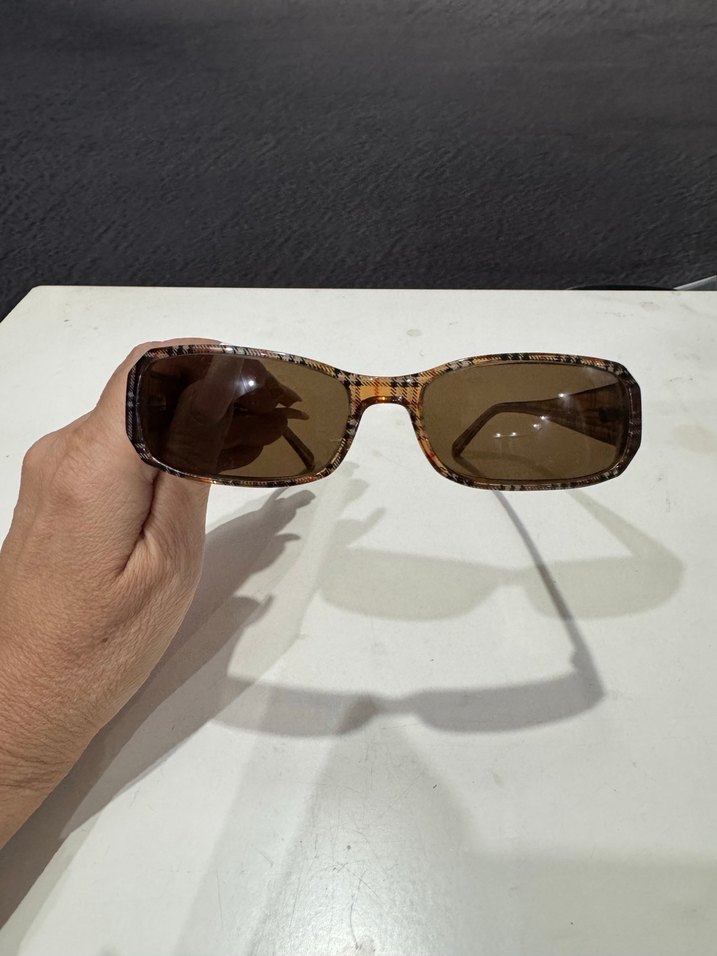 Klasik Elegans Şeffaf Kahverengi Kadın Güneş Gözlüğü - Görsel 3