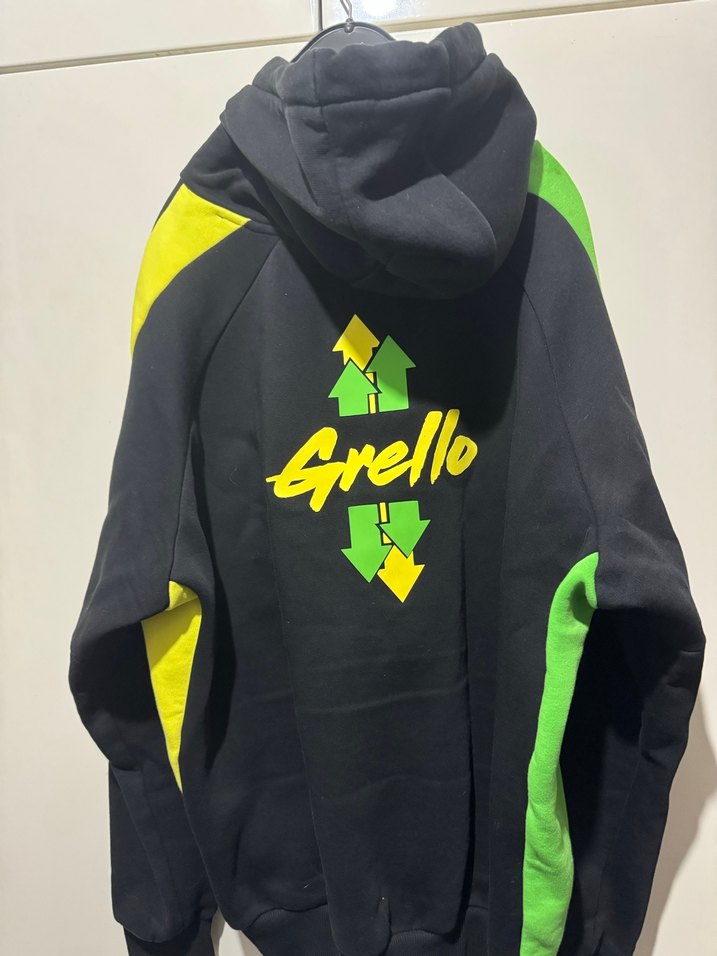 Siyah Kapüşonlu Erkek Sweatshirt - Görsel 2