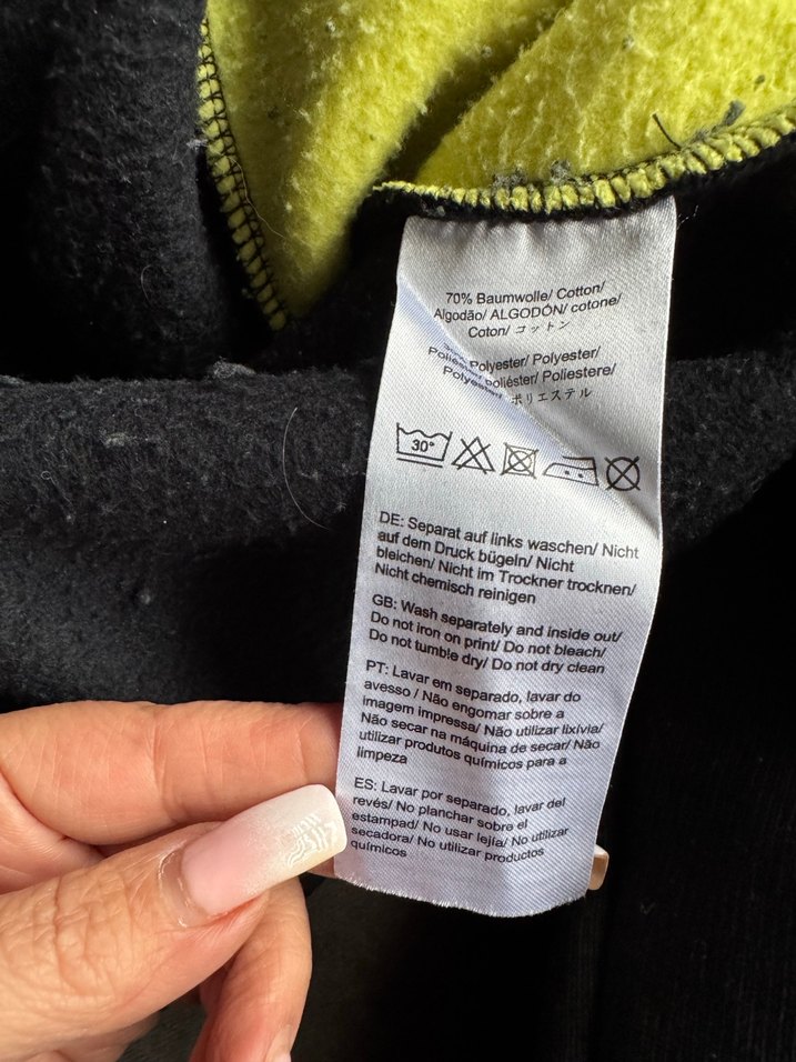 Siyah Kapüşonlu Erkek Sweatshirt - Görsel 4