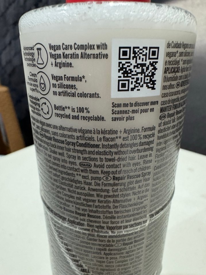 BC Bonacure Acil Kurtarma Sprey Saç Kremi 400ML - Görsel 5