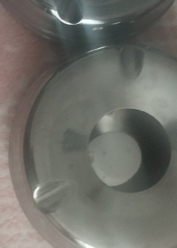 Gri Metal Yuvarlak Küllük - Görsel 3