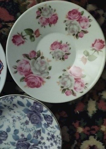 3 adet fincan tabağı - Görsel 5