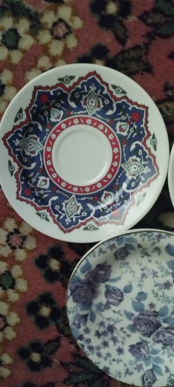 3 adet fincan tabağı - Görsel 4