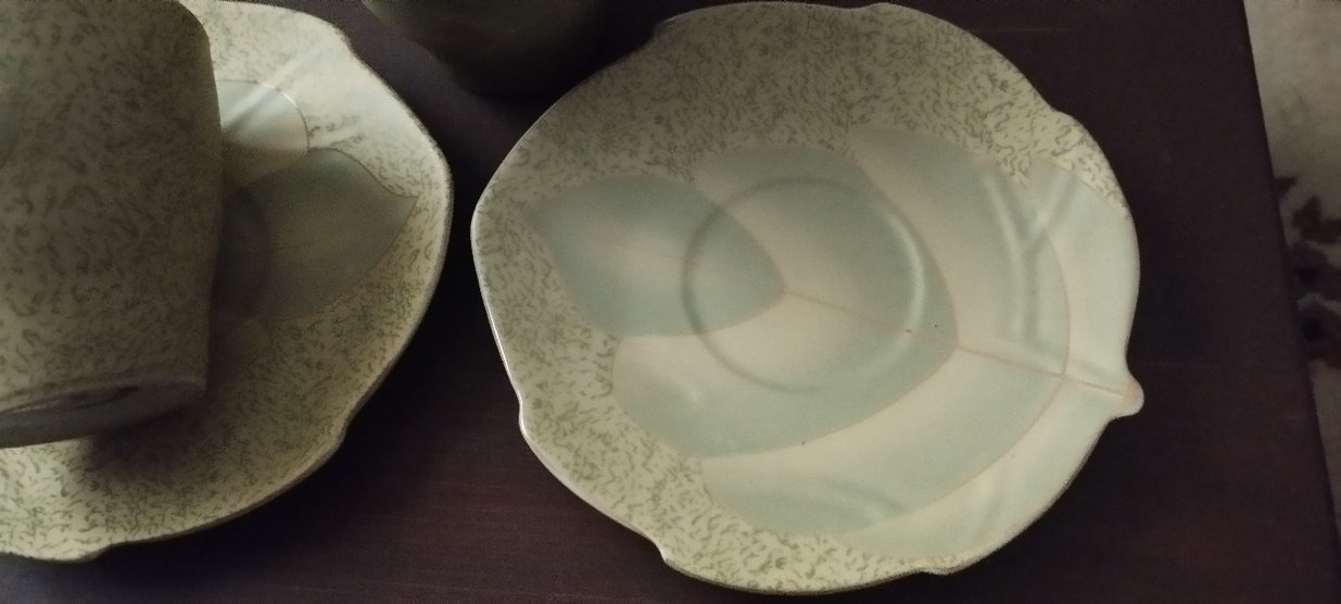 Yeşil Pastel Fincan ve Tabak Seti - Görsel 4