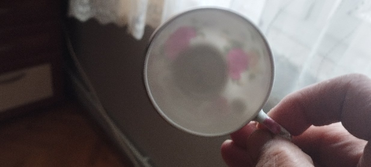 Yumurta kabuğu inceliğinde bir adet fincan ve tabak - Görsel 3