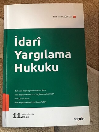 İdari Yargılama Hukuku Ramazan Çağlayan