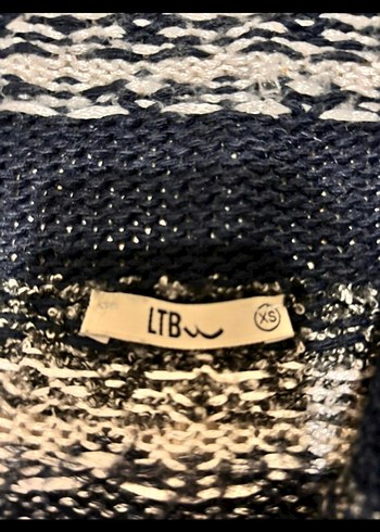 Xs beden Bohem Gri Desenli İnce Örgü Kadın Hırka cekmekoy - Görsel 2