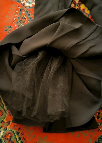 36-38-40 beden mevcut sıfır Nakışlı Siyah Kadın Mini Ceket - Görsel 5