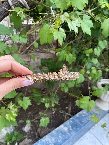 Diğer Bal rengi gelin tacı