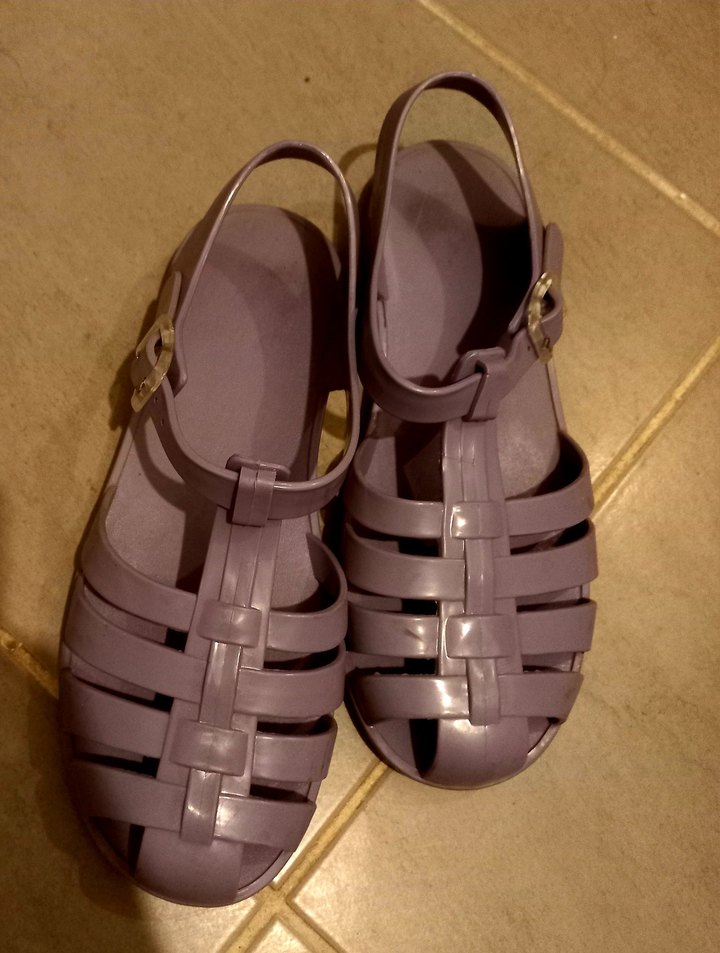 Tokalı Erkek Mavi Kauçuk Sandalet - Görsel 2