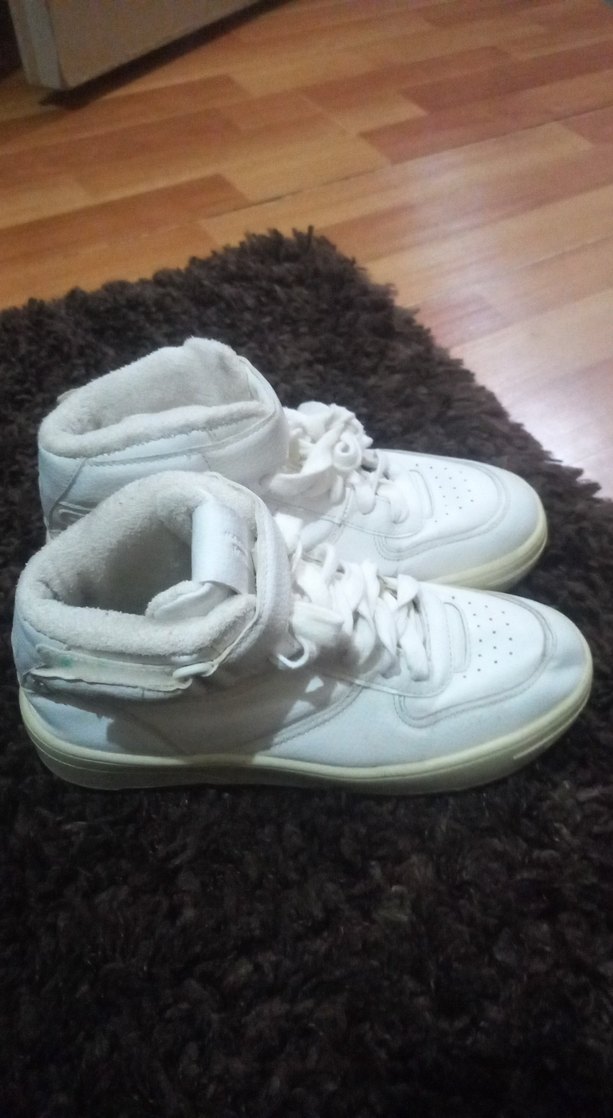 Beyaz Bağcıklı Kadın Spor Ayakkabı - Görsel 2