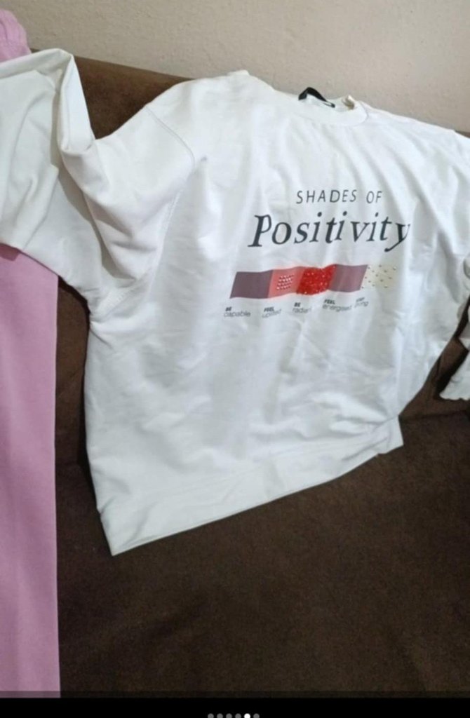 Bayan için Rahat Kesim Pembe Eşofman Takımı - Görsel 4