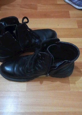 Siyah Deri erkek Botu yırtık açılma yoktur - Görsel 5