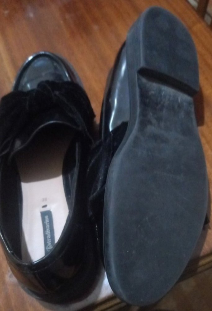 Siyah Fiyonk Detaylı Kadın Topuklu Klasik Ayakkabı - Görsel 4