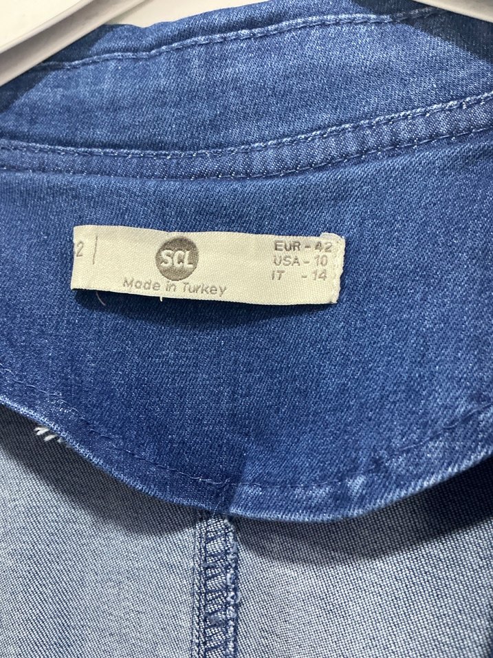 Seçil 42 beden denim trençkot - Görsel 5