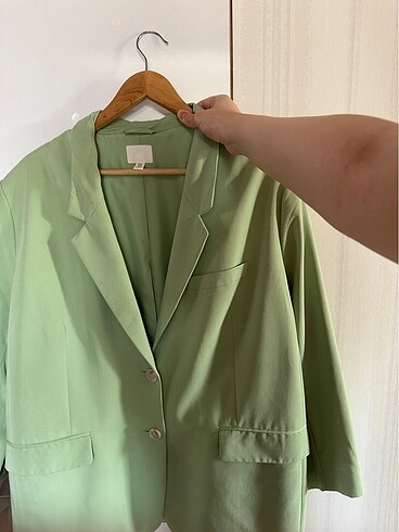 xl Beden Hm yeşil renk blazer ceket