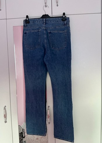 H&M düz kesim jean pantolon - Görsel 2