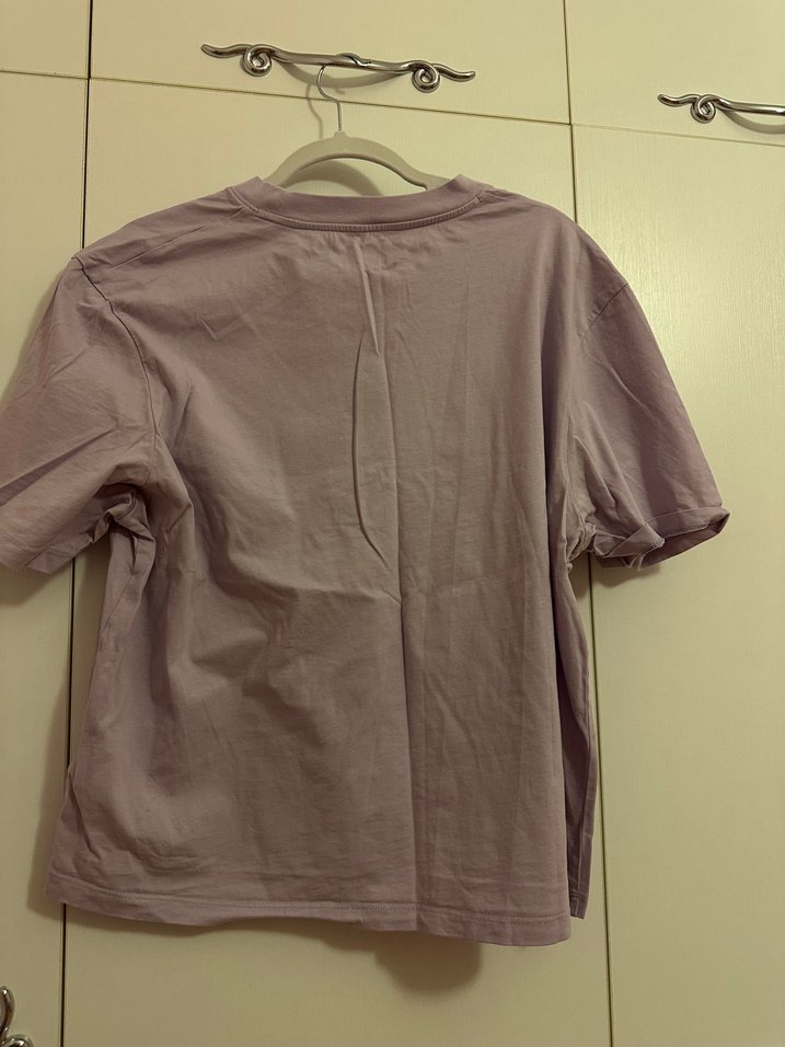 Timberland marka lila rengi tshirt - Görsel 3