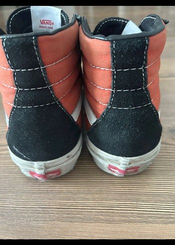39 Beden siyah Renk Vans Siyah Kadın