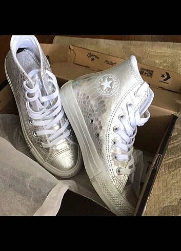 38 Beden gri Renk Orjinal converse