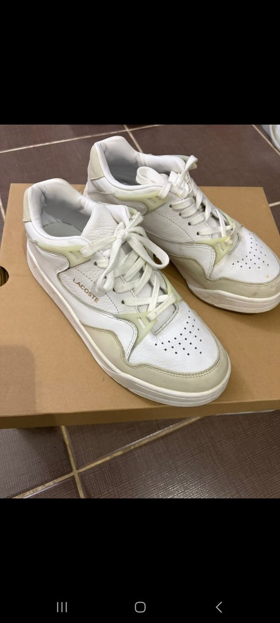 Lacoste Court Slam 319 1 Sfa Kadın Beyaz Sneaker - Görsel 3