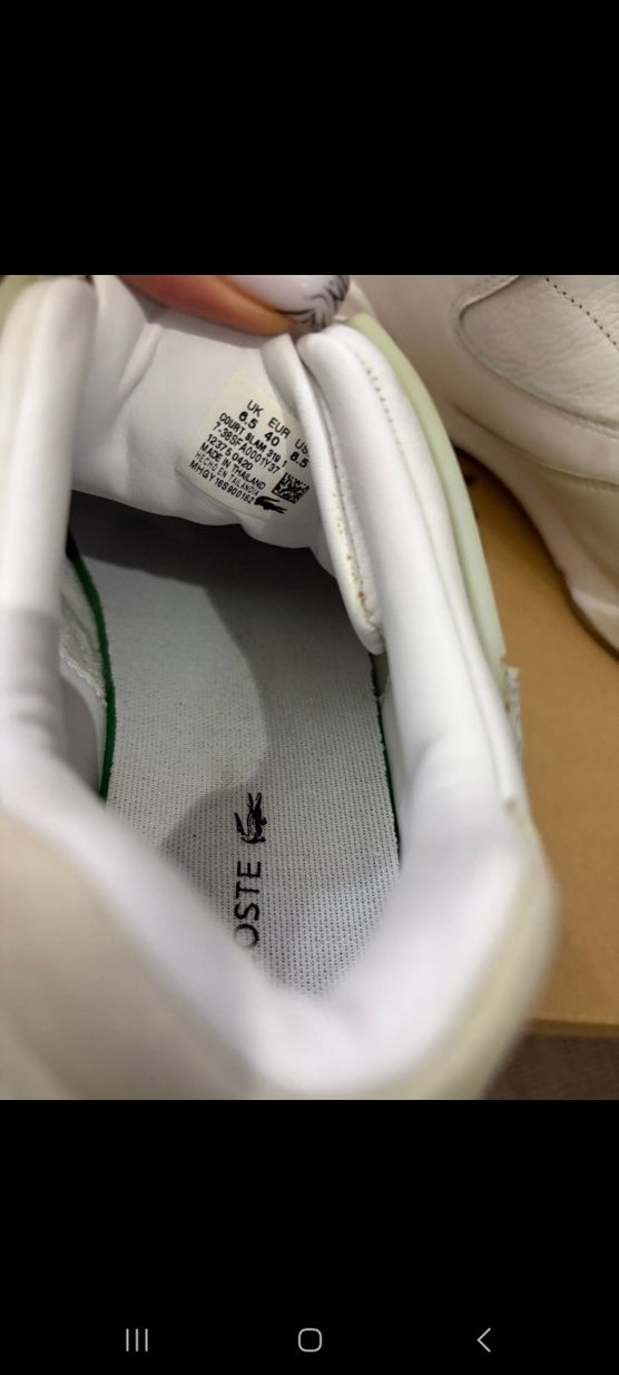 Lacoste Court Slam 319 1 Sfa Kadın Beyaz Sneaker - Görsel 5