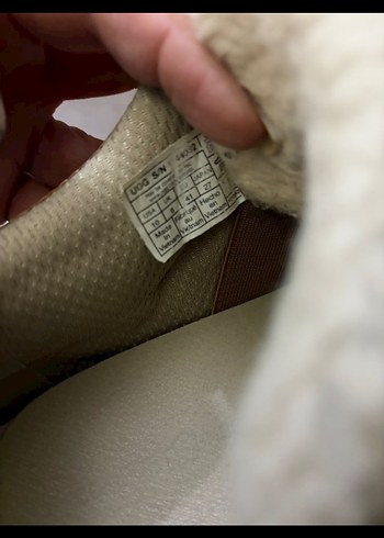 ugg w lowmel sand (kum rengi) kalın bağcıklı - Görsel 3