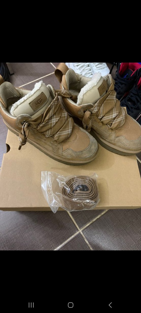 ugg w lowmel sand (kum rengi) kalın bağcıklı - Görsel 4