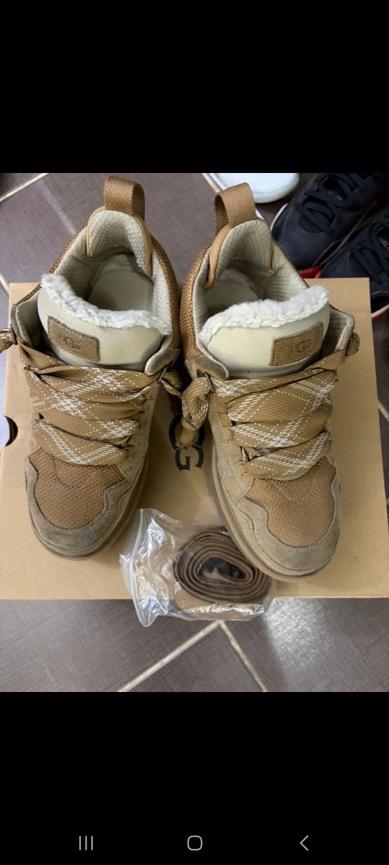 ugg w lowmel sand (kum rengi) kalın bağcıklı - Görsel 2