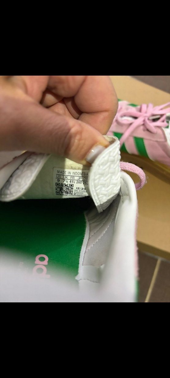 Pembe Yeşil orjinal Adidas Gazelle Platform Spor ayakkabı - Görsel 5