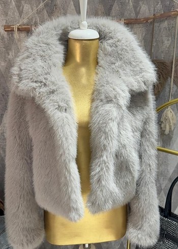zara Suni Kürk Ceket - Görsel 2