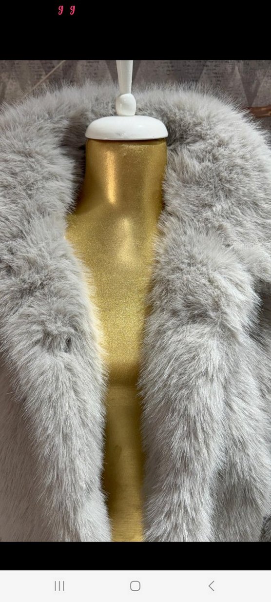 zara Suni Kürk Ceket - Görsel 4