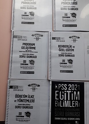 2021 KPSS EĞİTİM BİLİMLERİ SORU BANKASI SETİ 