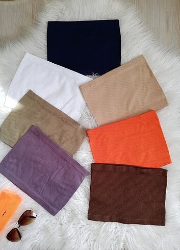 m Beden ADDAX SEAMLESS FİTİLLİ STRAPLEZ CROP