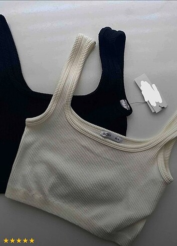 ????ADDAX KARE YAKA SEAMLESS CROP TOP????