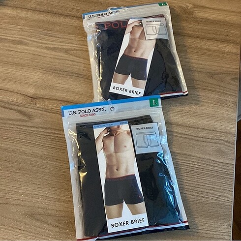 Us Polo Boxer L beden lacivert ve siyah
