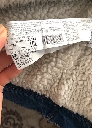 İçi yünlü denim ceket