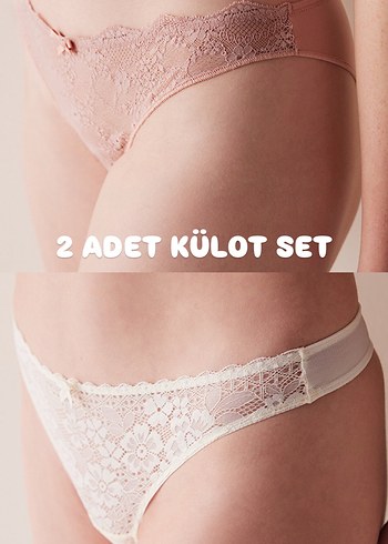 Seksi fantezi penti 2'li Külot Seti