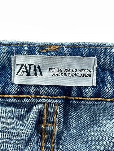 34 Beden mavi Renk Zara Jean / Kot %70 İndirimli.
