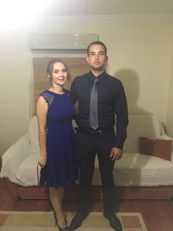 Dantel Detaylı Mavi Midi Elbise - Görsel 2