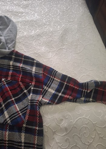 Düğmeli Ekose Kadın Gömlek - Görsel 3